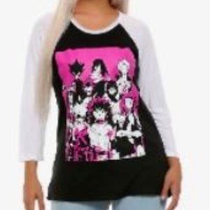 Funimation My Hero Academia 3/4 Sleeve Raglan Shirt